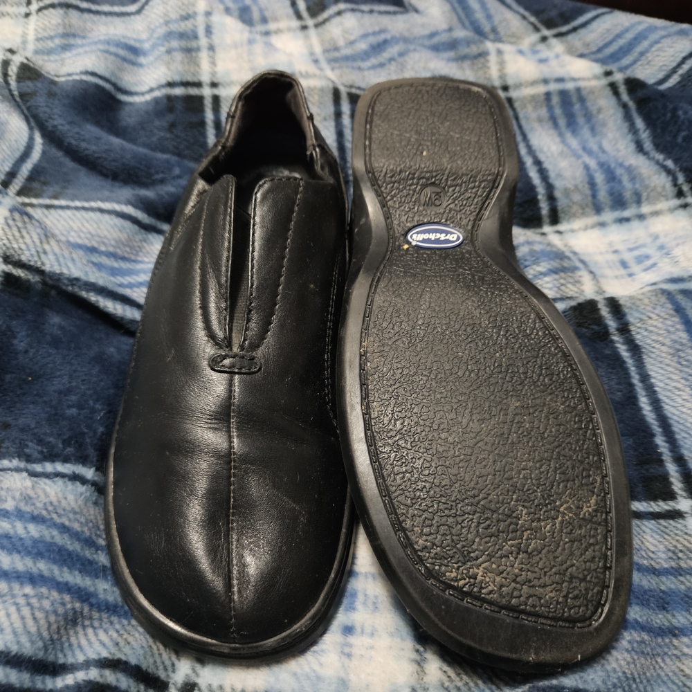 Men's Black Slip-On Shoes